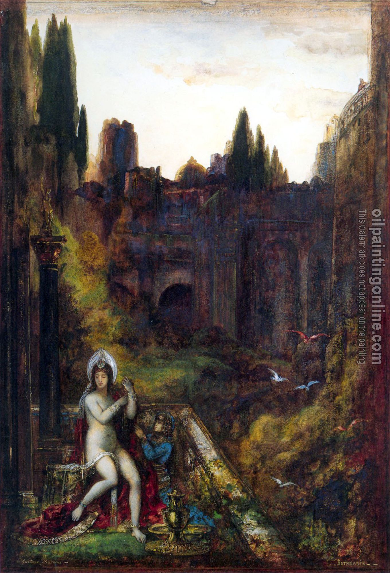 Moreau, Gustave - Bathsheba